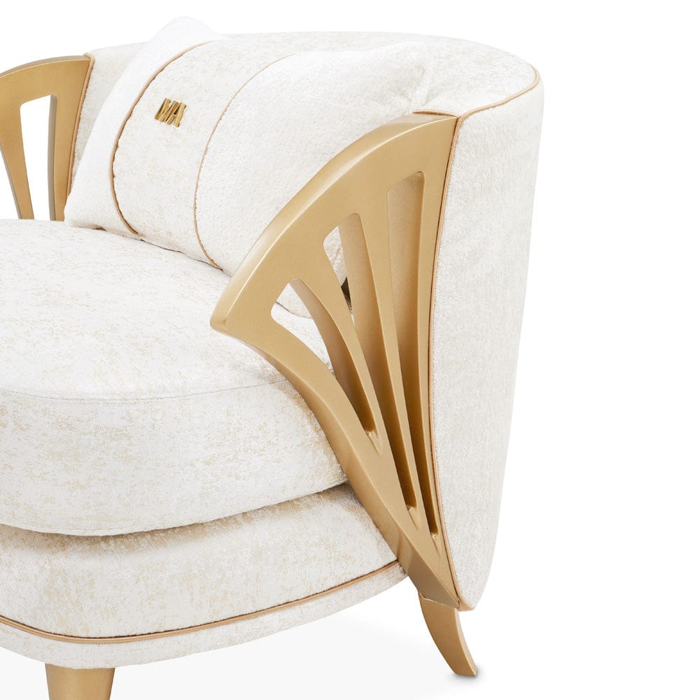 AICO by Michael Amini - La Terrazza Accent Chair - Starlight/Light Champagne - 9092834-STRLT-124 view 10