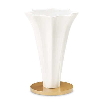 AICO by Michael Amini - La Terrazza Chairside Table - Creamy Pearl - 9092222-112 view 2