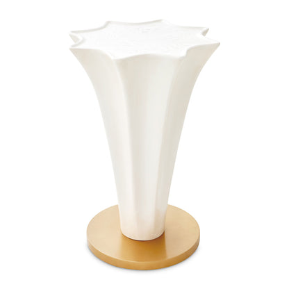 AICO by Michael Amini - La Terrazza Chairside Table - Creamy Pearl - 9092222-112 view 3