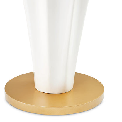 AICO by Michael Amini - La Terrazza Chairside Table - Creamy Pearl - 9092222-112 view 5