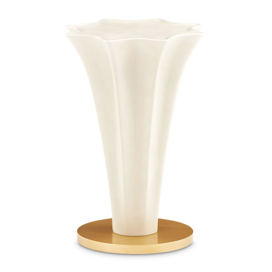 AICO by Michael Amini - La Terrazza Chairside Table - Silver Mist - 9092222-823 view 1