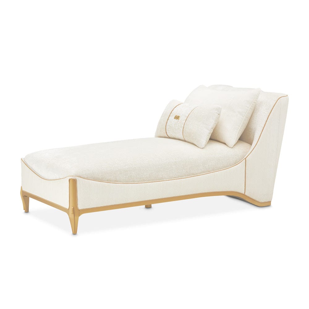 AICO by Michael Amini - La Terrazza Chaise - Starlight/Light Champagne - 9092841-STRLT-124 view 1