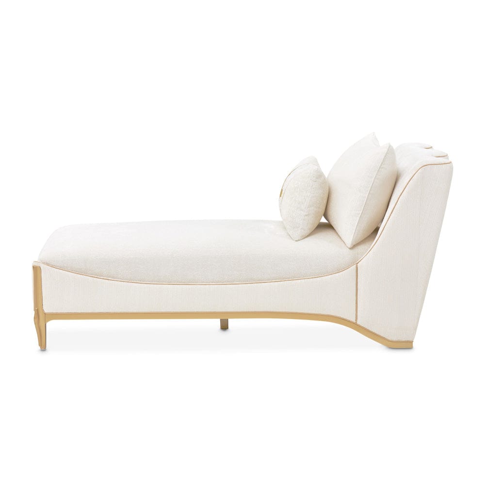AICO by Michael Amini - La Terrazza Chaise - Starlight/Light Champagne - 9092841-STRLT-124 view 4