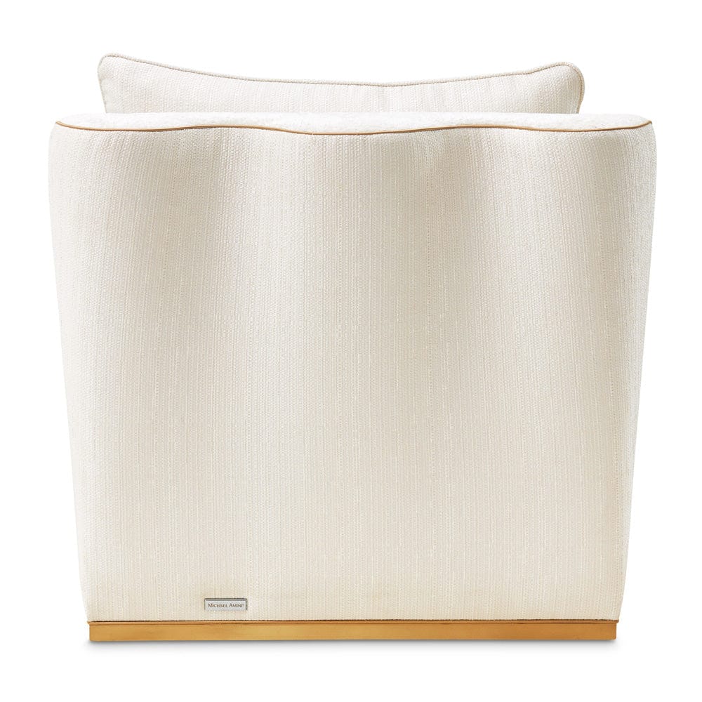 AICO by Michael Amini - La Terrazza Chaise - Starlight/Light Champagne - 9092841-STRLT-124 view 6