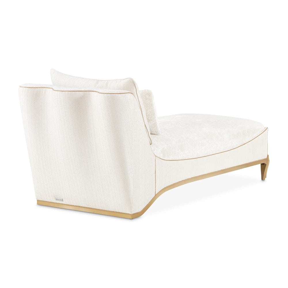 AICO by Michael Amini - La Terrazza Chaise - Starlight/Light Champagne - 9092841-STRLT-124 view 7
