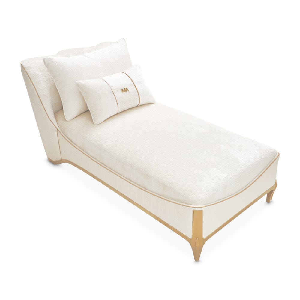 AICO by Michael Amini - La Terrazza Chaise - Starlight/Light Champagne - 9092841-STRLT-124 view 8