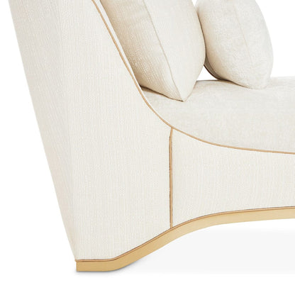 AICO by Michael Amini - La Terrazza Chaise - Starlight/Light Champagne - 9092841-STRLT-124 view 10