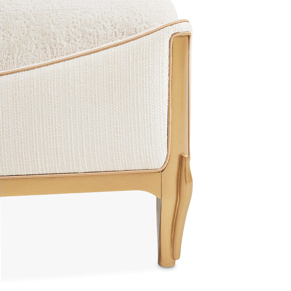 AICO by Michael Amini - La Terrazza Chaise - Starlight/Light Champagne - 9092841-STRLT-124 view 11