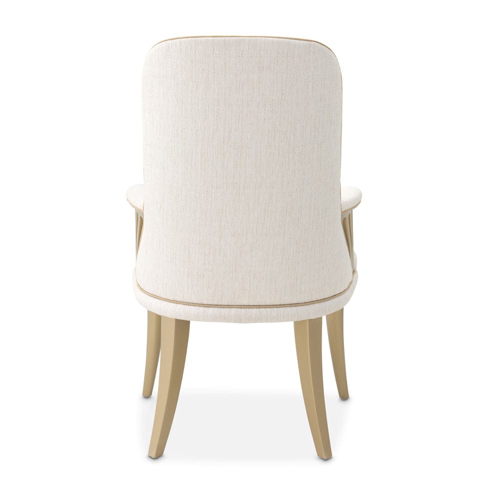 AICO by Michael Amini - La Terrazza Dining Arm Chair, Set of 2 - Creamy Pearl - 9092004A-112 view 9