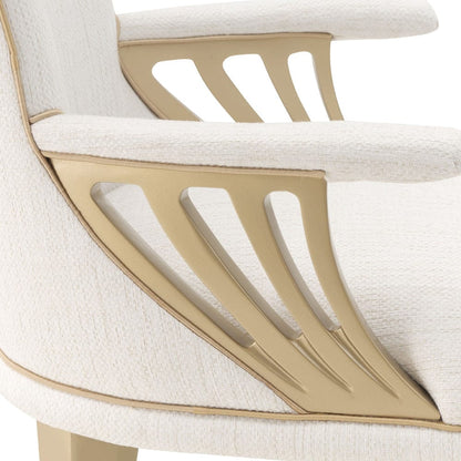 AICO by Michael Amini - La Terrazza Dining Arm Chair, Set of 2 - Creamy Pearl - 9092004A-112 view 11