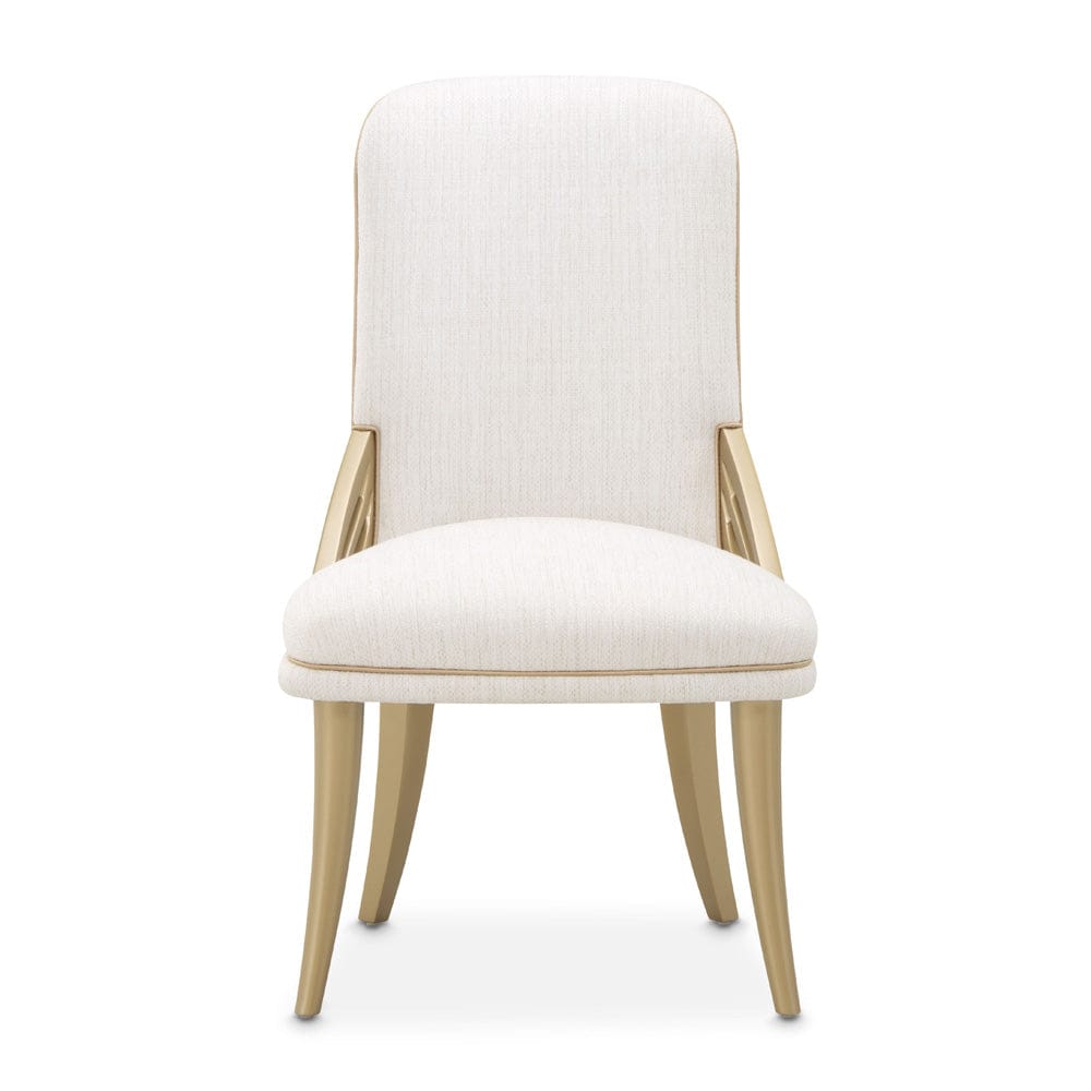 AICO by Michael Amini - La Terrazza Dining Side Chair, Set of 2 - Creamy Pearl - 9092003A-112 view 2