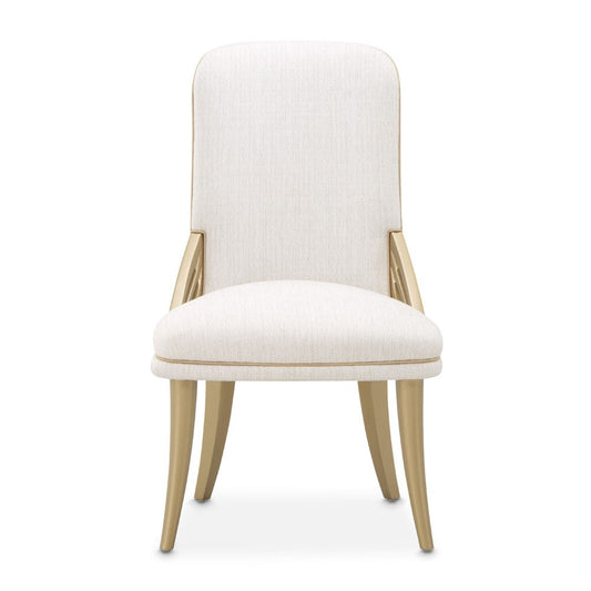AICO by Michael Amini - La Terrazza Dining Side Chair, Set of 2 - Creamy Pearl - 9092003A-112 view 2