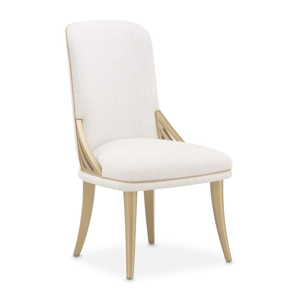 AICO by Michael Amini - La Terrazza Dining Side Chair, Set of 2 - Creamy Pearl - 9092003A-112 view 3