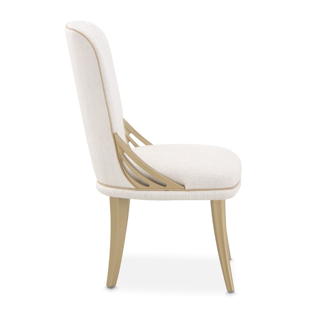 AICO by Michael Amini - La Terrazza Dining Side Chair, Set of 2 - Creamy Pearl - 9092003A-112 view 4