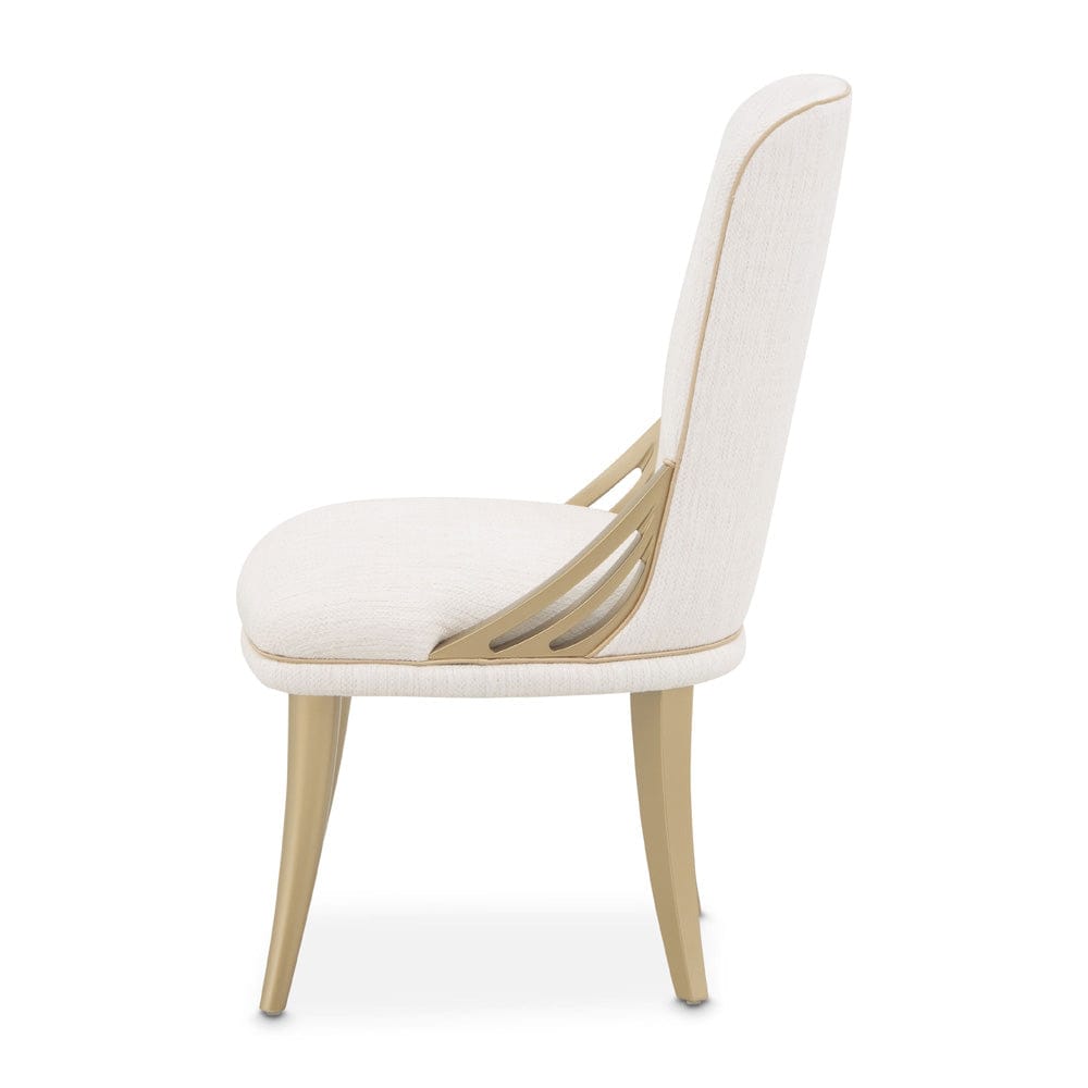 AICO by Michael Amini - La Terrazza Dining Side Chair, Set of 2 - Creamy Pearl - 9092003A-112 view 8