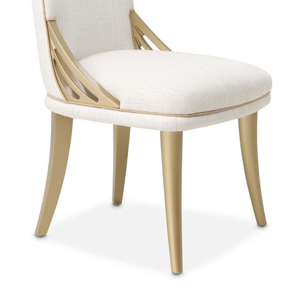 AICO by Michael Amini - La Terrazza Dining Side Chair, Set of 2 - Creamy Pearl - 9092003A-112 view 9