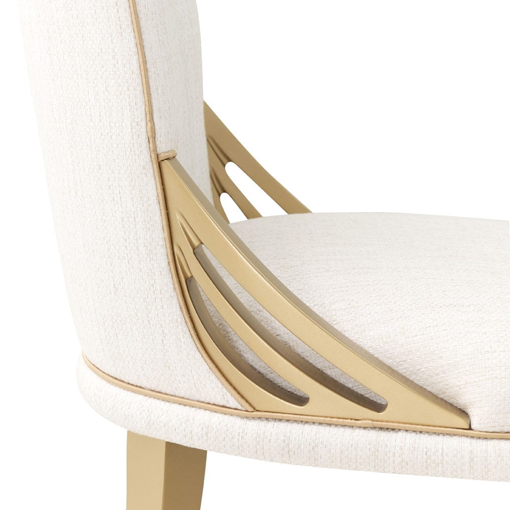 AICO by Michael Amini - La Terrazza Dining Side Chair, Set of 2 - Creamy Pearl - 9092003A-112 view 10
