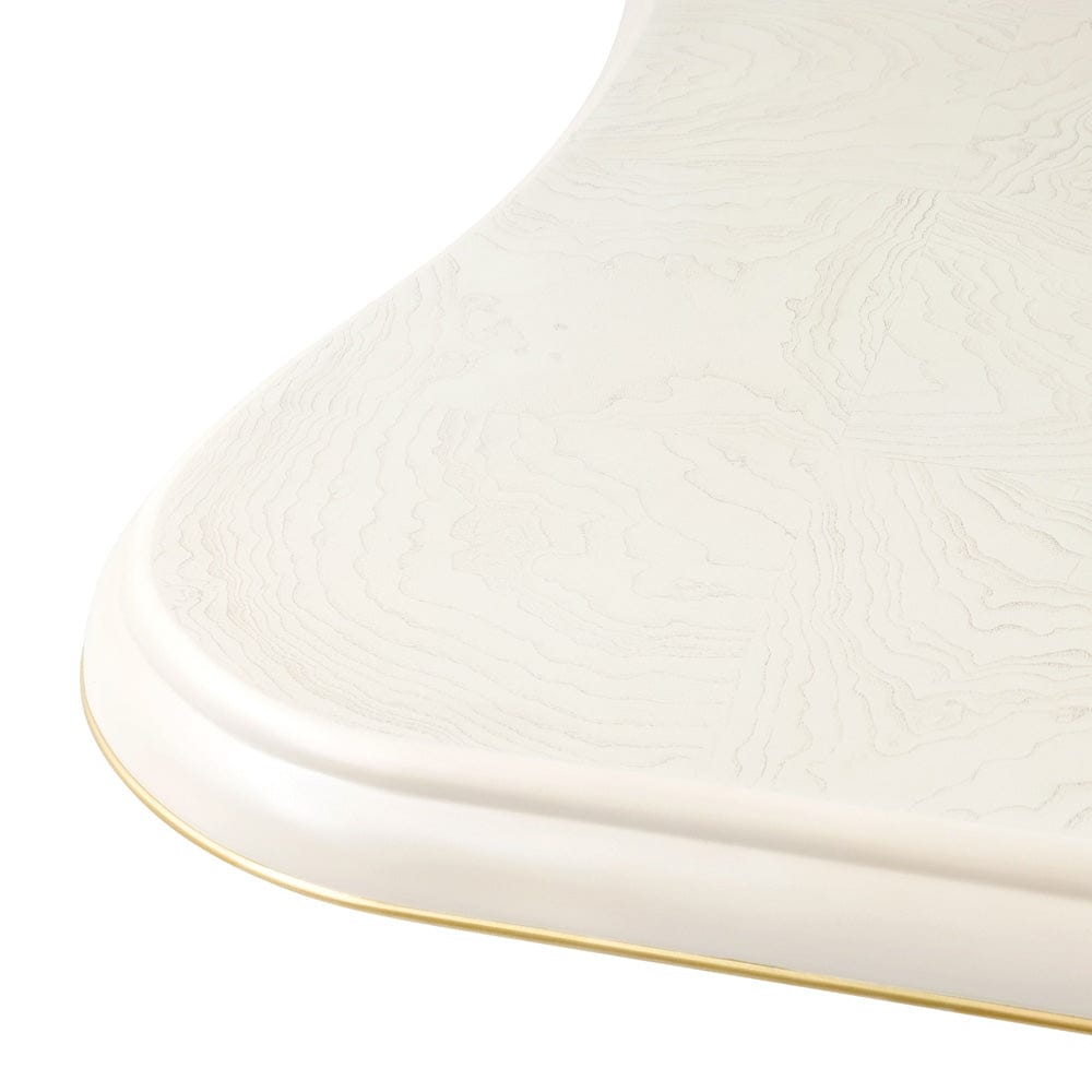AICO by Michael Amini - La Terrazza Double Pedestal Dining Table - Creamy Pearl - 9092002-112 view 7