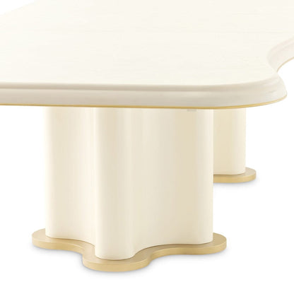 AICO by Michael Amini - La Terrazza Double Pedestal Dining Table - Creamy Pearl - 9092002-112 view 9