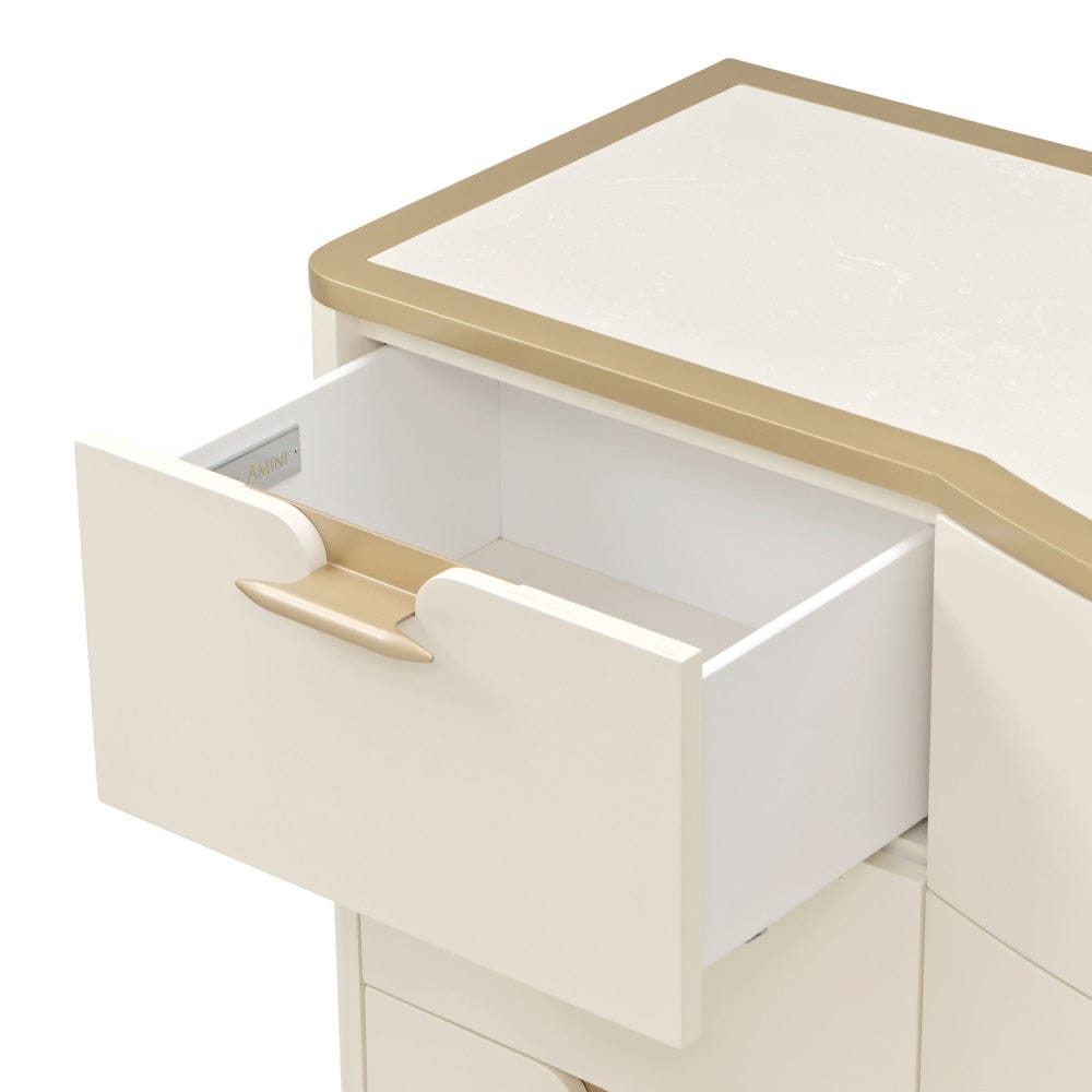 AICO by Michael Amini - La Terrazza Dresser - Creamy Pearl - 9092050SA-112 view 6