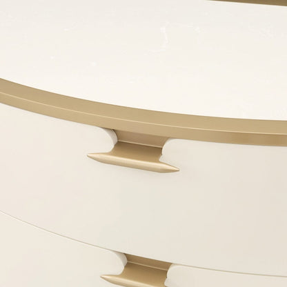 AICO by Michael Amini - La Terrazza Dresser - Creamy Pearl - 9092050SA-112 view 9