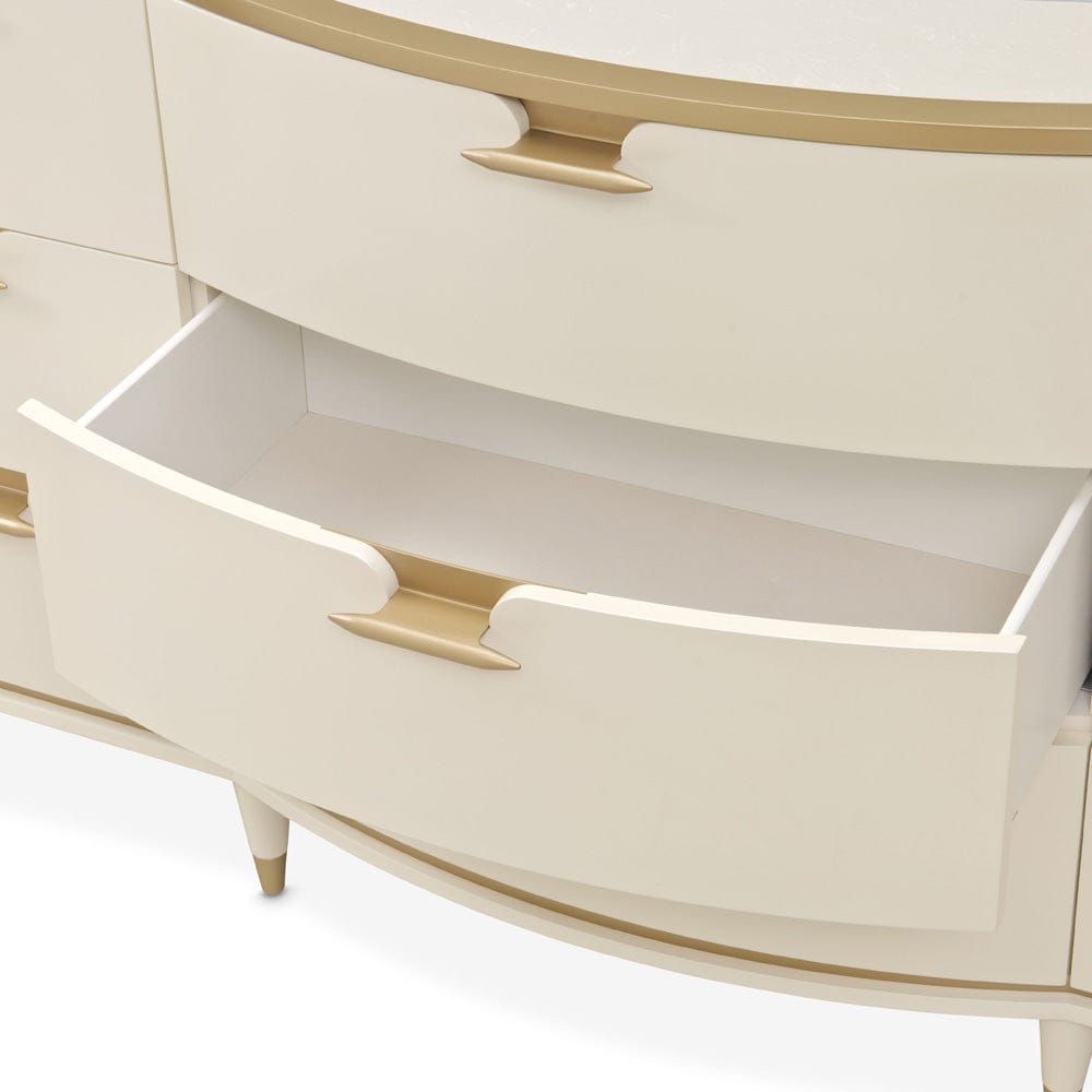 AICO by Michael Amini - La Terrazza Dresser - Creamy Pearl - 9092050SA-112 view 11