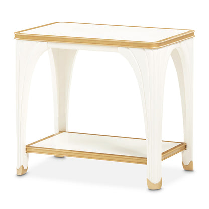 AICO by Michael Amini - La Terrazza End Table - Creamy Pearl - 9092202-112 view 1