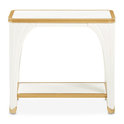 AICO by Michael Amini - La Terrazza End Table - Creamy Pearl - 9092202-112 view 2