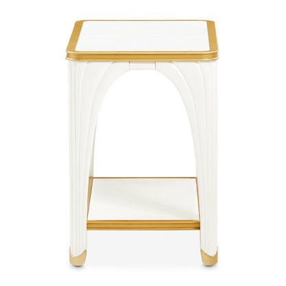 AICO by Michael Amini - La Terrazza End Table - Creamy Pearl - 9092202-112 view 5