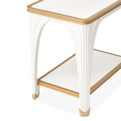 AICO by Michael Amini - La Terrazza End Table - Creamy Pearl - 9092202-112 view 6