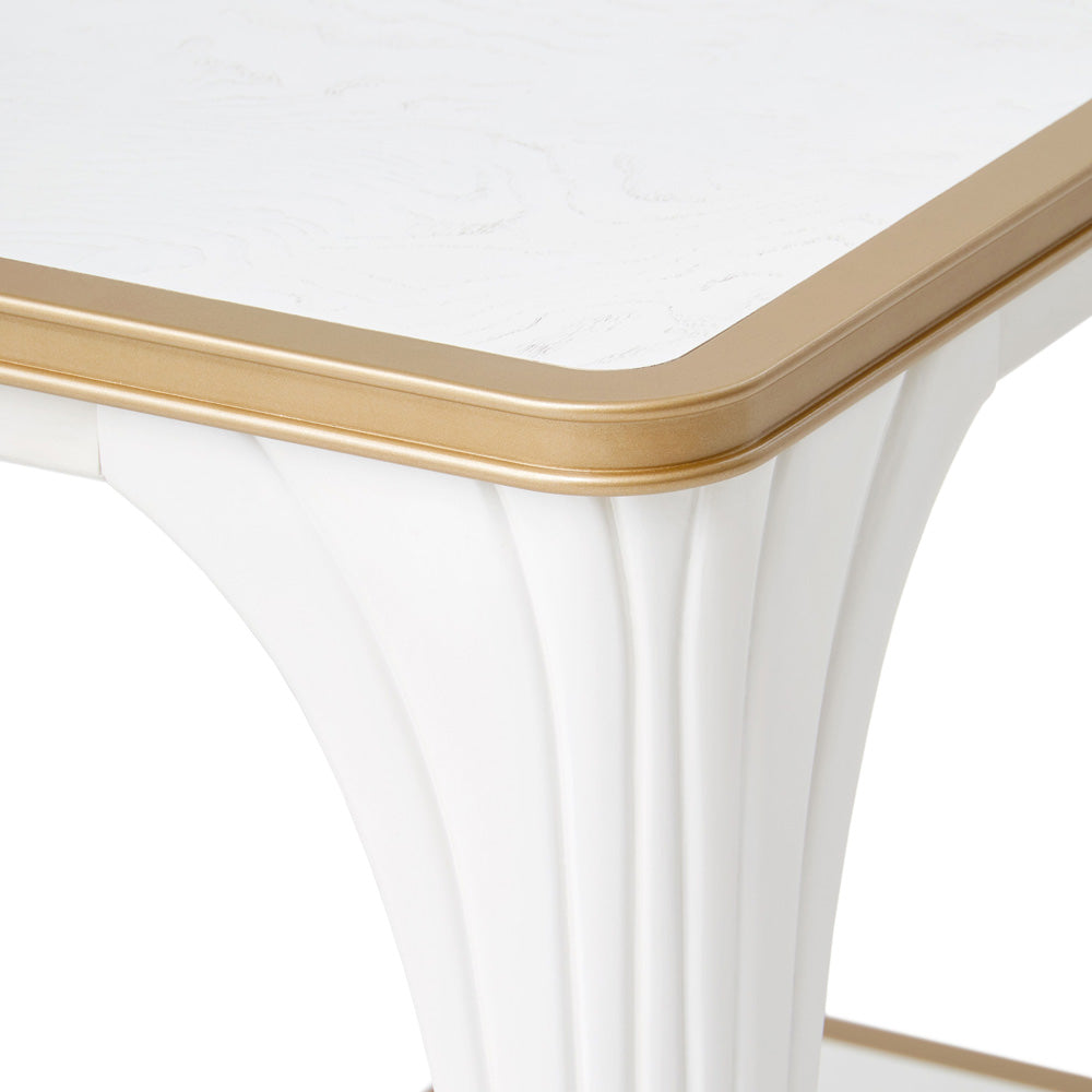 AICO by Michael Amini - La Terrazza End Table - Creamy Pearl - 9092202-112 view 7