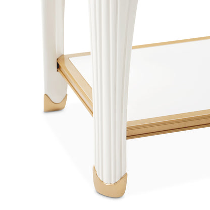 AICO by Michael Amini - La Terrazza End Table - Creamy Pearl - 9092202-112 view 9