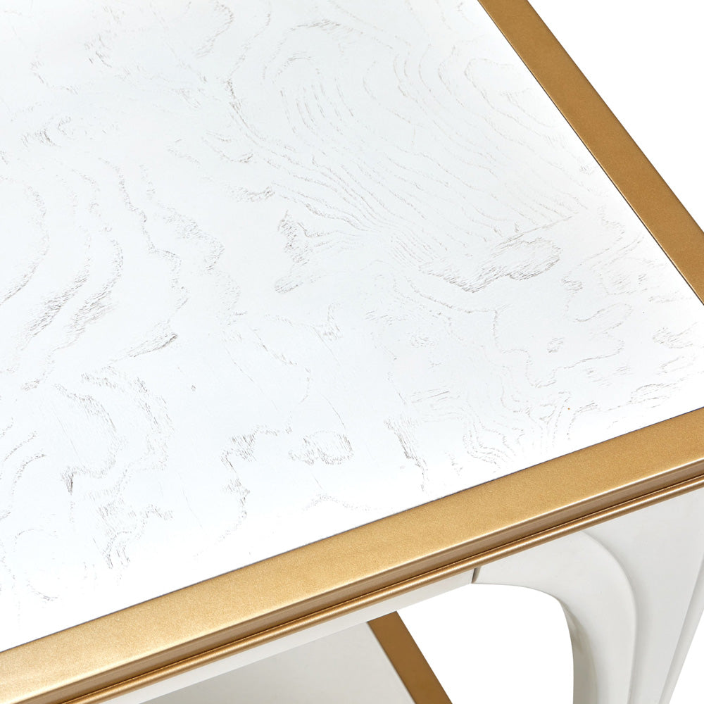 AICO by Michael Amini - La Terrazza End Table - Creamy Pearl - 9092202-112 view 10