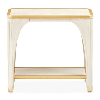AICO by Michael Amini - La Terrazza End Table - Silver Mist - 9092202-823 view 2