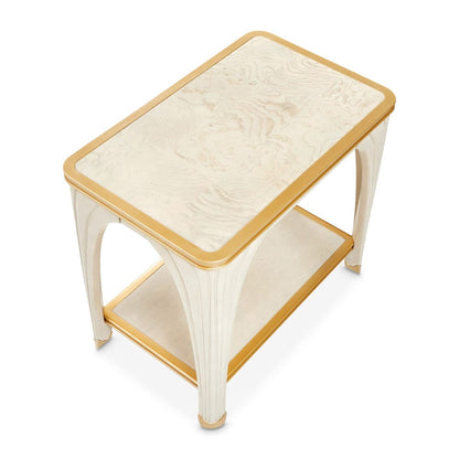 AICO by Michael Amini - La Terrazza End Table - Silver Mist - 9092202-823 view 3
