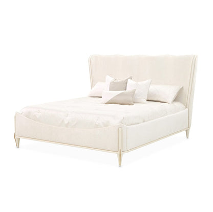 AICO by Michael Amini - La Terrazza King Panel Bed - Creamy Pearl - 9092000EK3-112 view 1