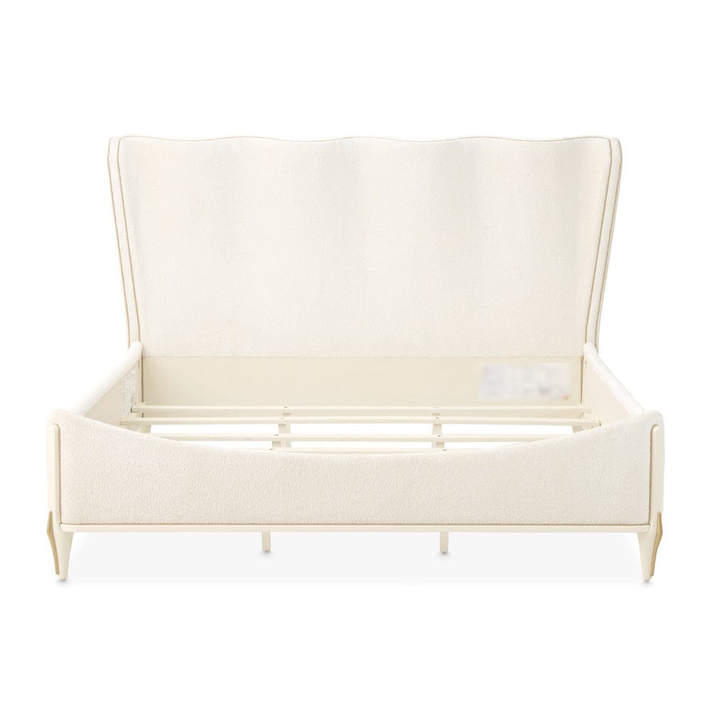 AICO by Michael Amini - La Terrazza King Panel Bed - Creamy Pearl - 9092000EK3-112 view 4