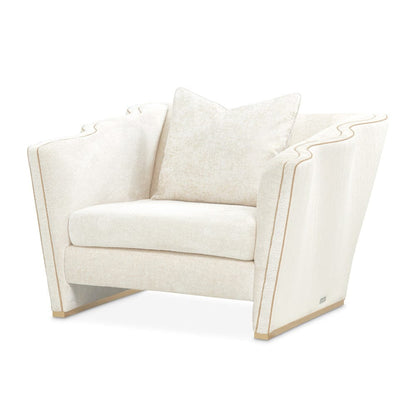 AICO by Michael Amini - La Terrazza Matching Chair - Starlight/Light Champagne - 9092835-STRLT-124 view 1