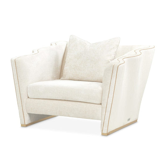 AICO by Michael Amini - La Terrazza Matching Chair - Starlight/Light Champagne - 9092835-STRLT-124 view 1