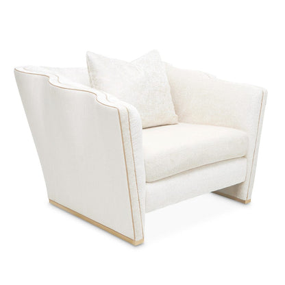 AICO by Michael Amini - La Terrazza Matching Chair - Starlight/Light Champagne - 9092835-STRLT-124 view 4