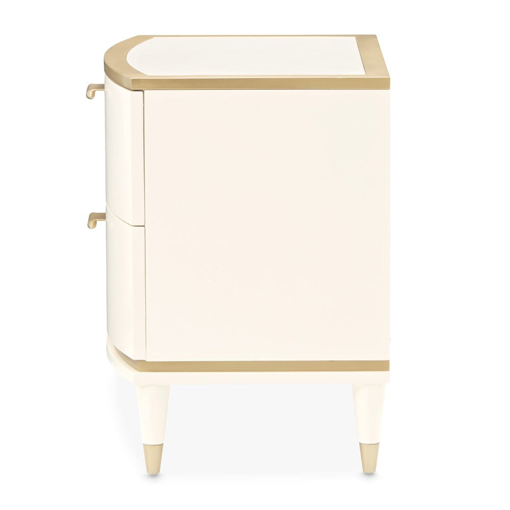 AICO by Michael Amini - La Terrazza Nightstand - Creamy Pearl - 9092040-112 view 4