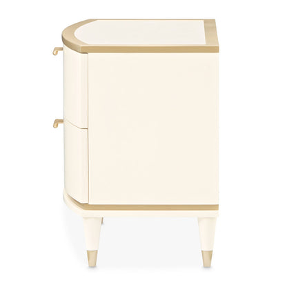 AICO by Michael Amini - La Terrazza Nightstand, Large - Creamy Pearl - 9092042-112 view 4
