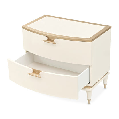 AICO by Michael Amini - La Terrazza Nightstand, Large - Creamy Pearl - 9092042-112 view 6