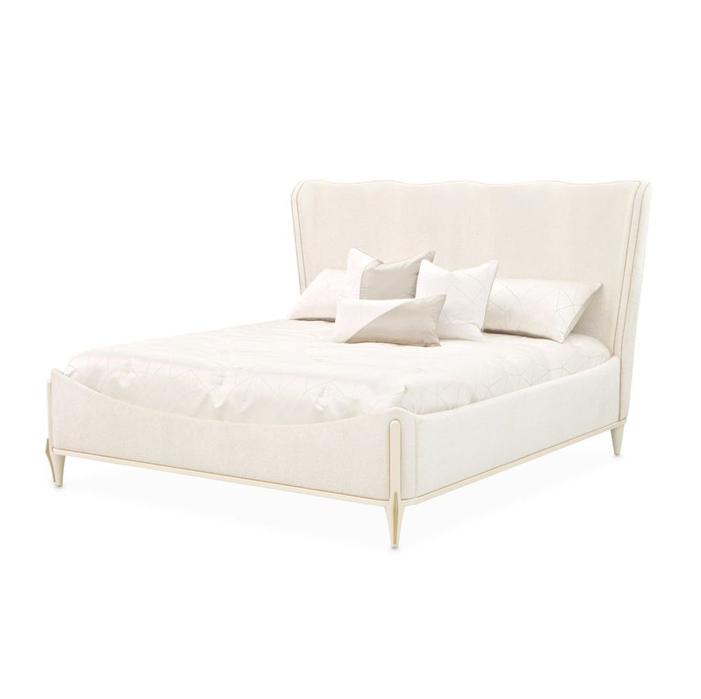 AICO by Michael Amini - La Terrazza Queen Panel Bed - Creamy Pearl - 9092000QN3-112 view 1