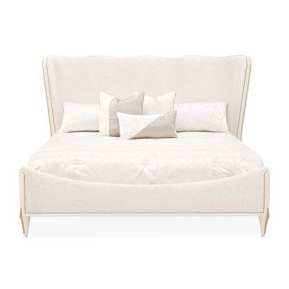 AICO by Michael Amini - La Terrazza Queen Panel Bed - Creamy Pearl - 9092000QN3-112 view 2