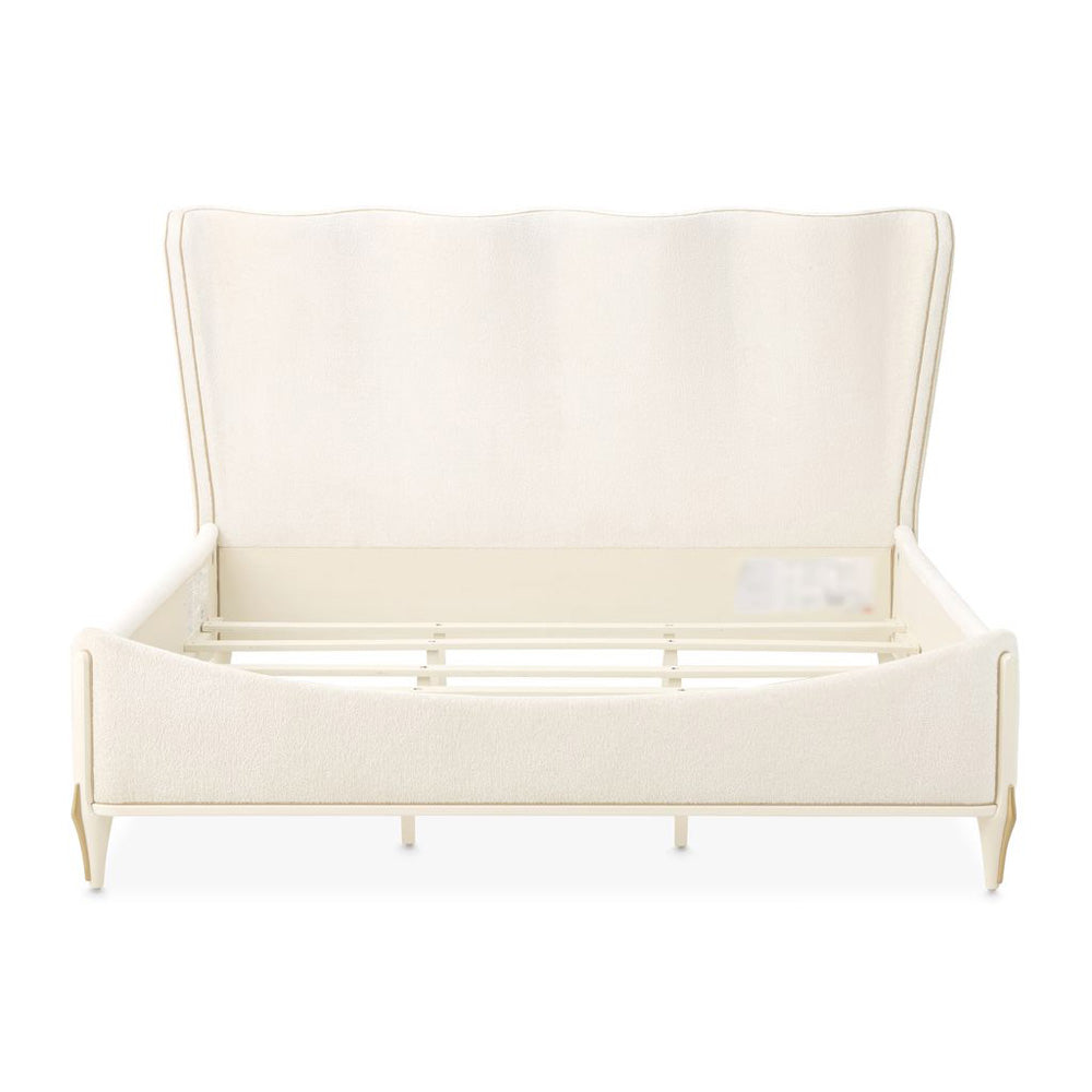 AICO by Michael Amini - La Terrazza Queen Panel Bed - Creamy Pearl - 9092000QN3-112 view 4
