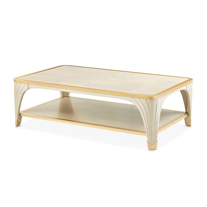 AICO by Michael Amini - La Terrazza Rectangular Cocktail Table - Silver Mist - 9092201-823 view 1