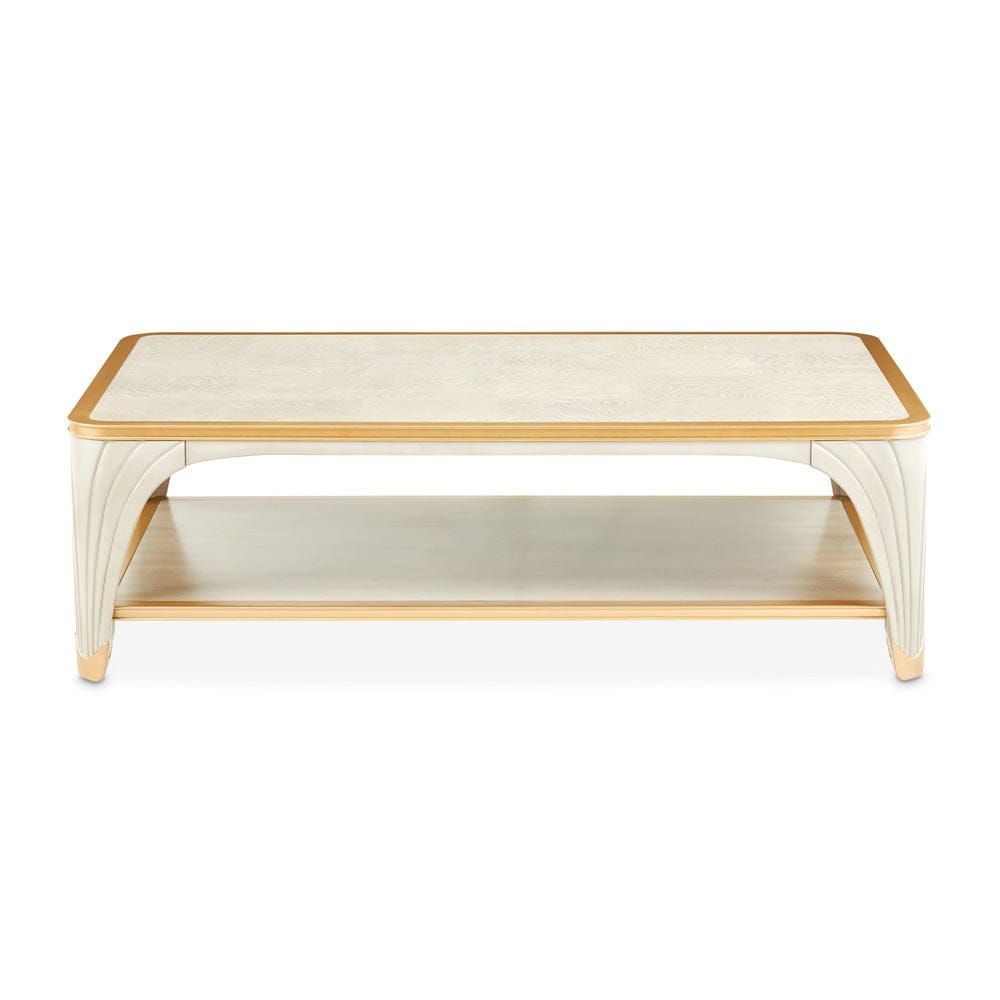 AICO by Michael Amini - La Terrazza Rectangular Cocktail Table - Silver Mist - 9092201-823 view 2