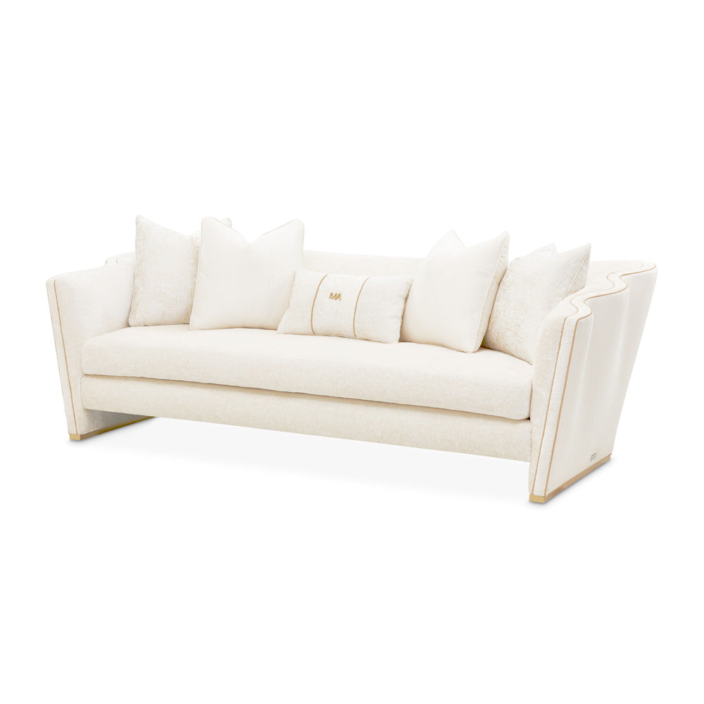 AICO by Michael Amini - La Terrazza Sofa - Starlight/Light Champagne - 9092815-STRLT-124 view 1