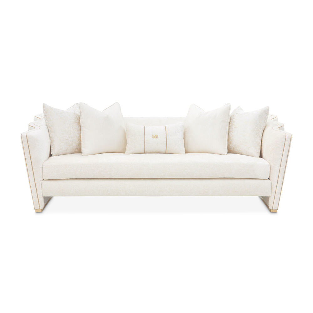 AICO by Michael Amini - La Terrazza Sofa - Starlight/Light Champagne - 9092815-STRLT-124 view 2